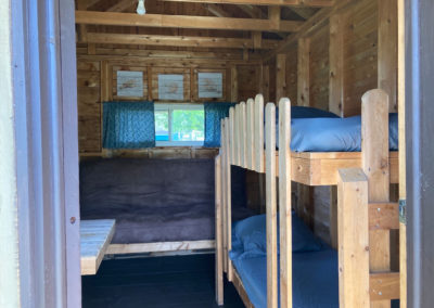 Bunkie sleeping and living space