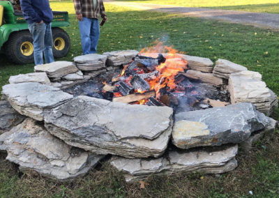 Smugglers Cove large communal fire pit